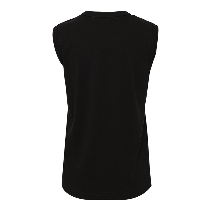 Club21 - COMME des GARCONS COMME des GARCONS - CDG CDG Teiban Cotton Fraise Sleeveless Tee - TEES - Black