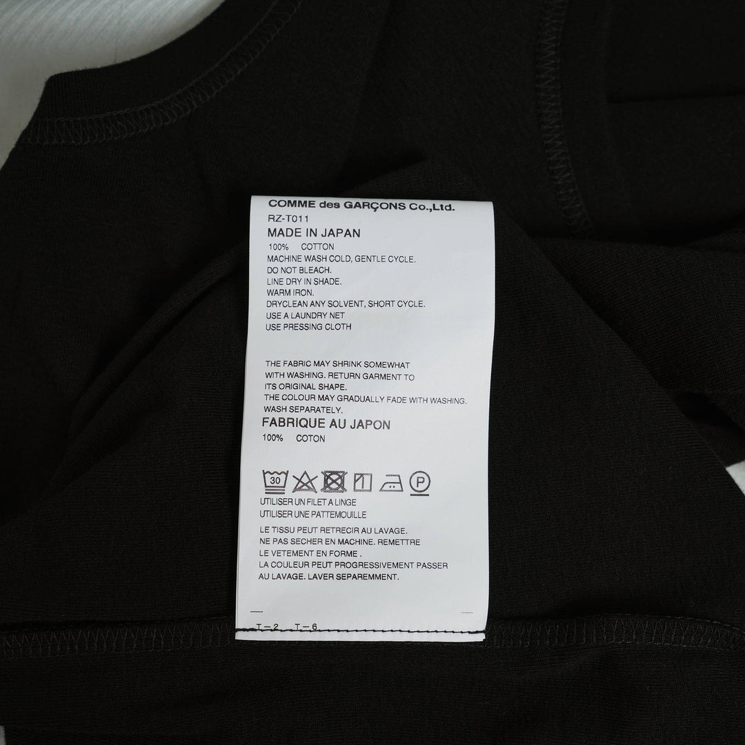Club21 - COMME des GARCONS COMME des GARCONS - CDG CDG Teiban Cotton Fraise Sleeveless Tee - TEES - Black