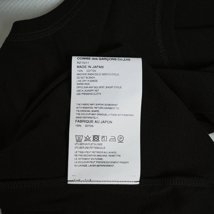 Club21 - COMME des GARCONS COMME des GARCONS - CDG CDG Teiban Cotton Fraise Sleeveless Tee - TEES - Black
