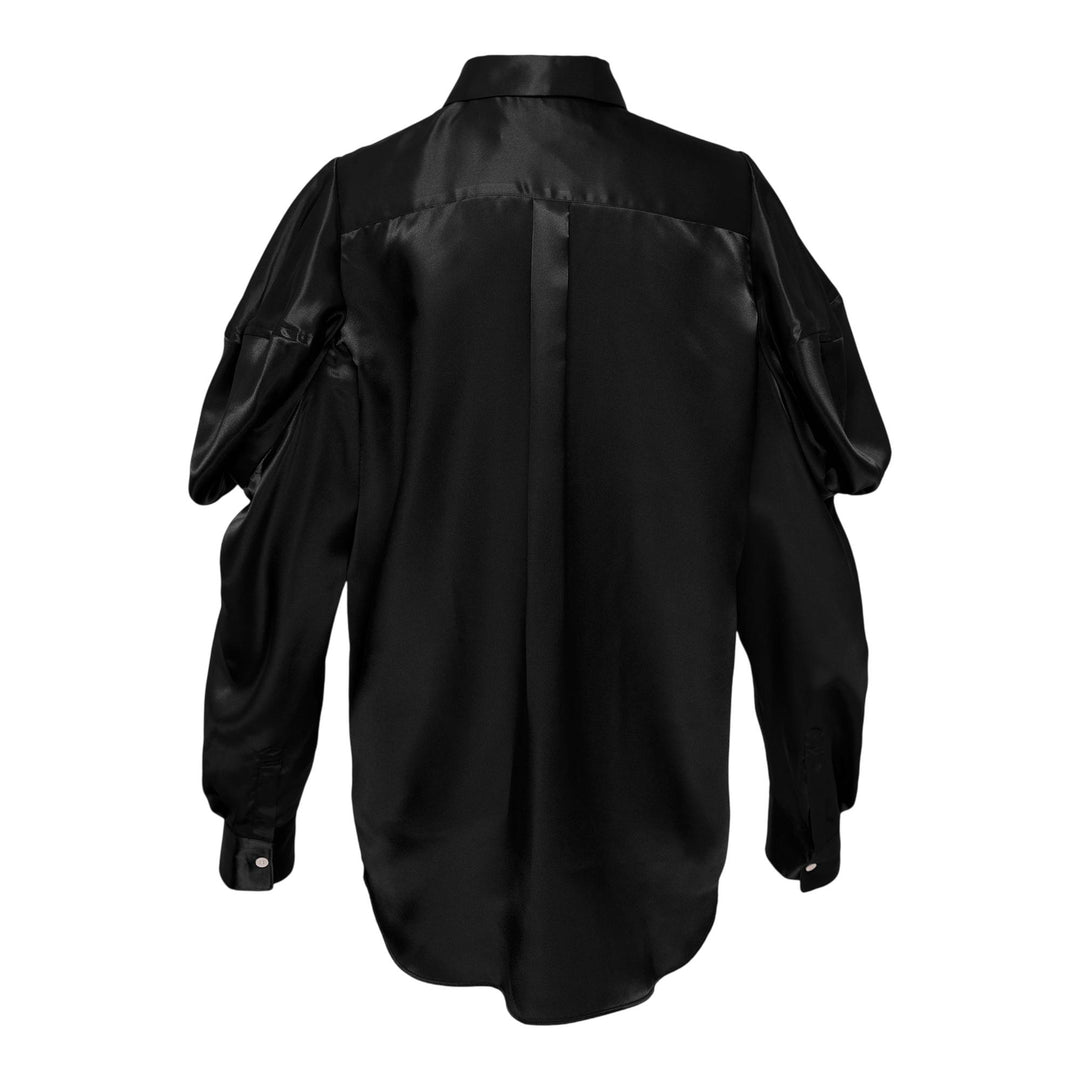 Club21 - COMME des GARCONS COMME des GARCONS - Court Sleeve Blouse - BLOUSES - Black