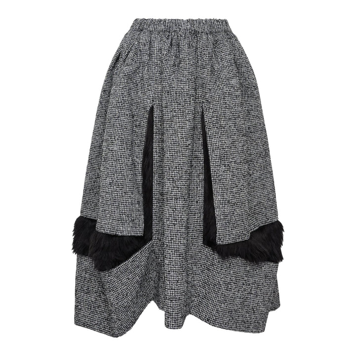 Club21 - COMME des GARCONS COMME des GARCONS - Multi Fabric Puff Skirt - SKIRTS - Black