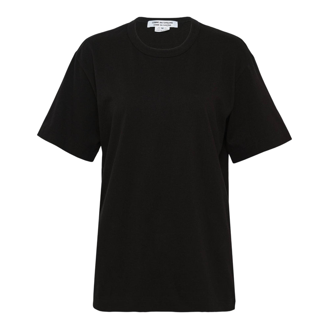 Club21 - COMME des GARCONS COMME des GARCONS - Teiban Short Sleeve Plain Tee - TEES - Black