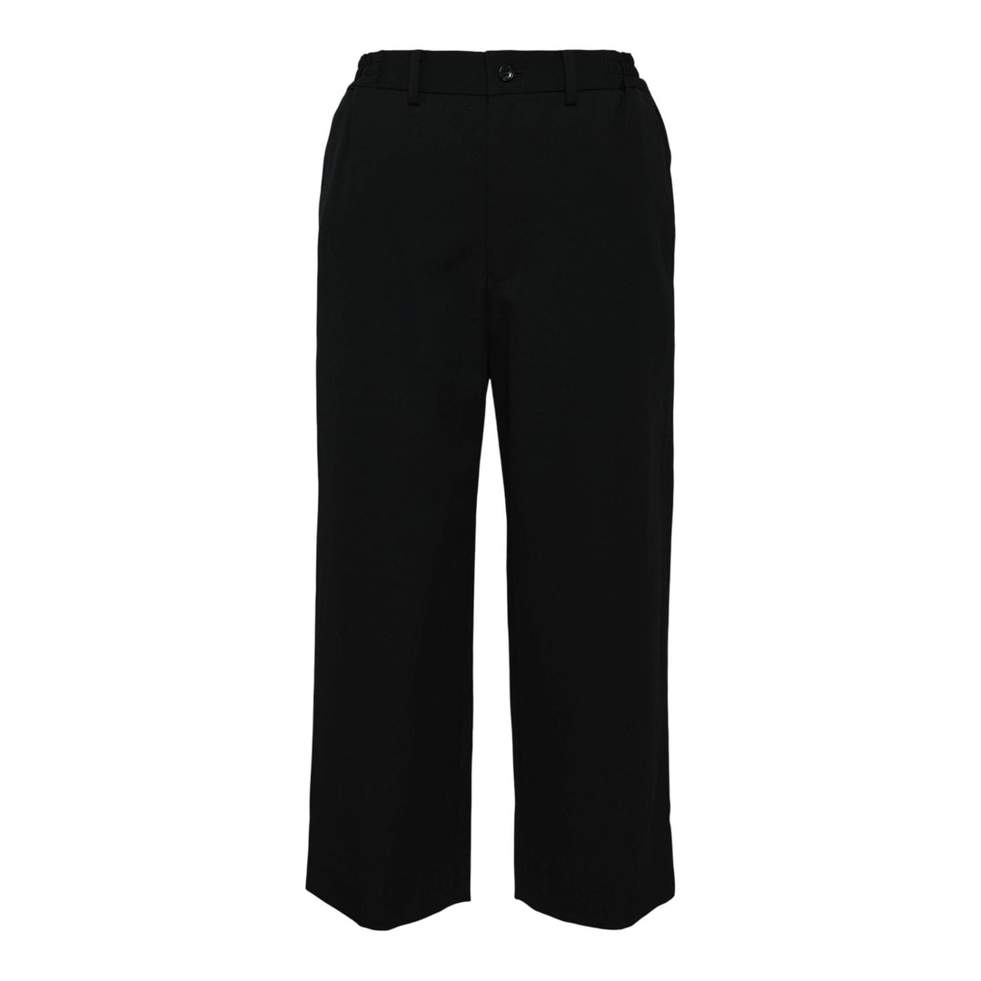 Club21 - COMME des GARCONS COMME des GARCONS - Wool Gabardine Straight Pants - PANTS - Black
