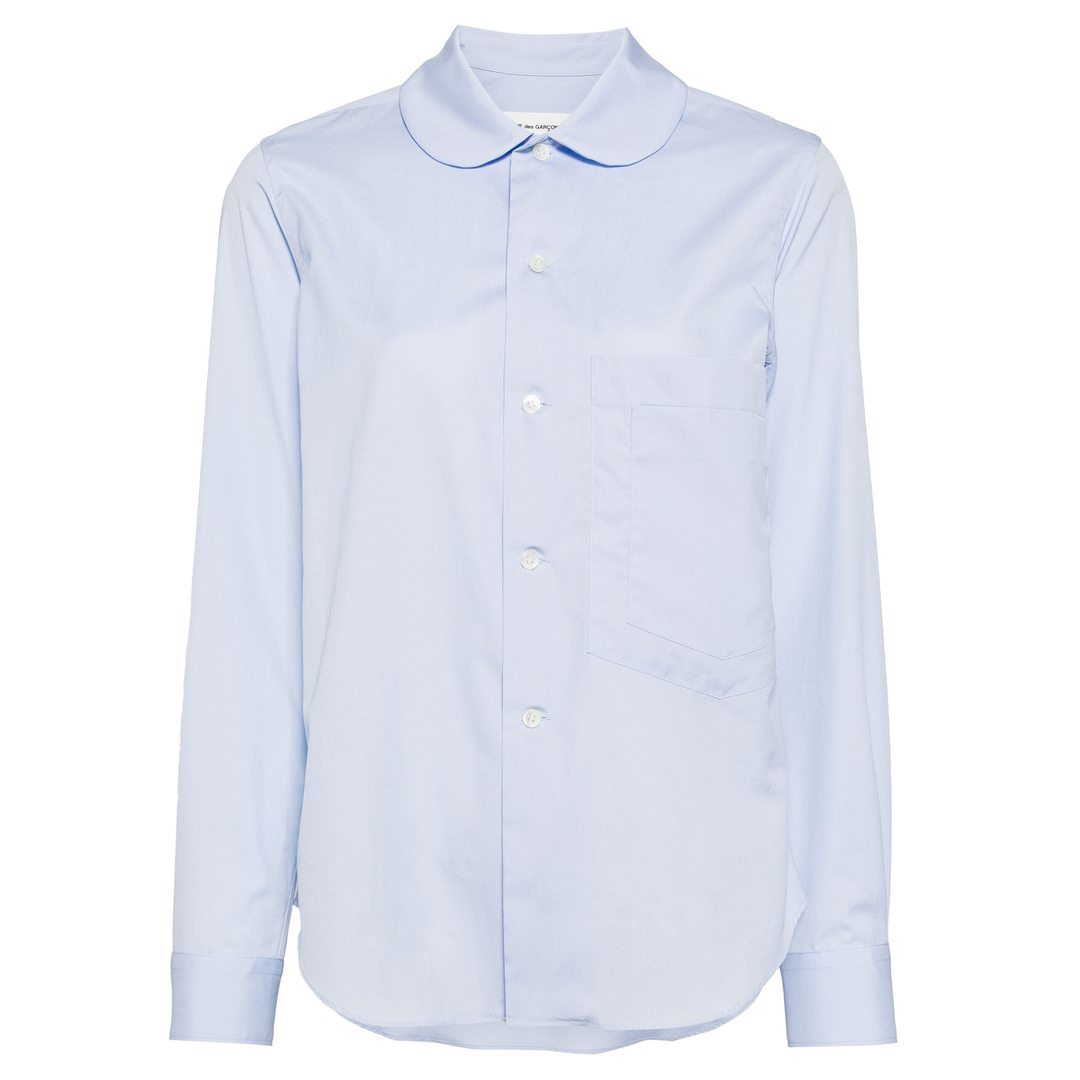 COMME_des_GARCONS_GIRL_Cotton_Broad_Blouse_Blue