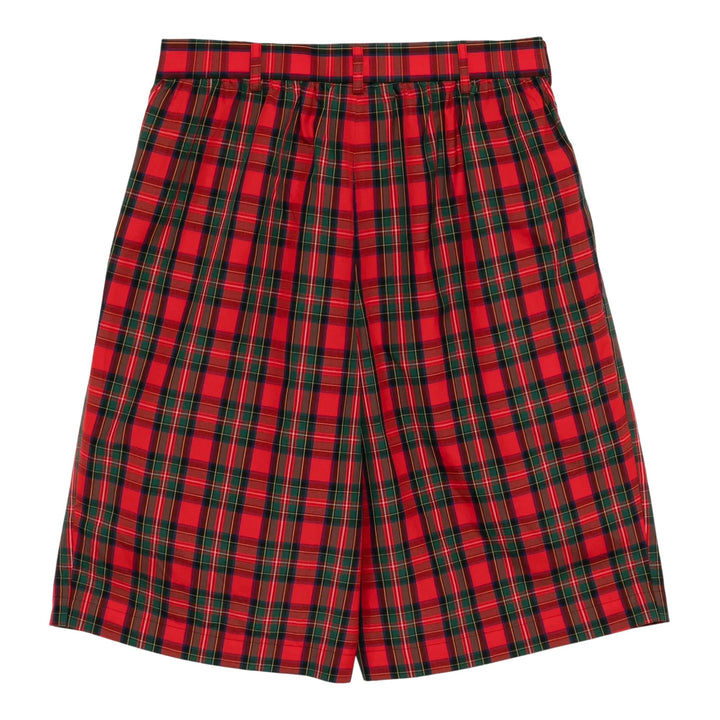 Club21 - COMME des GARCONS GIRL - Cotton Tartan Check Shorts - SHORTS - Red