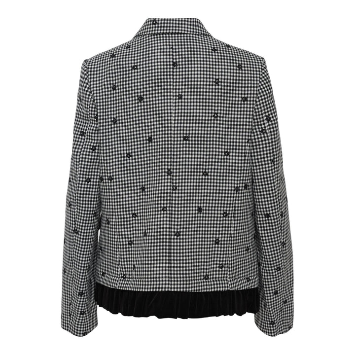 Club21 - COMME des GARCONS GIRL - Polka Dot Notched Collar Jacket - JACKETS - Black