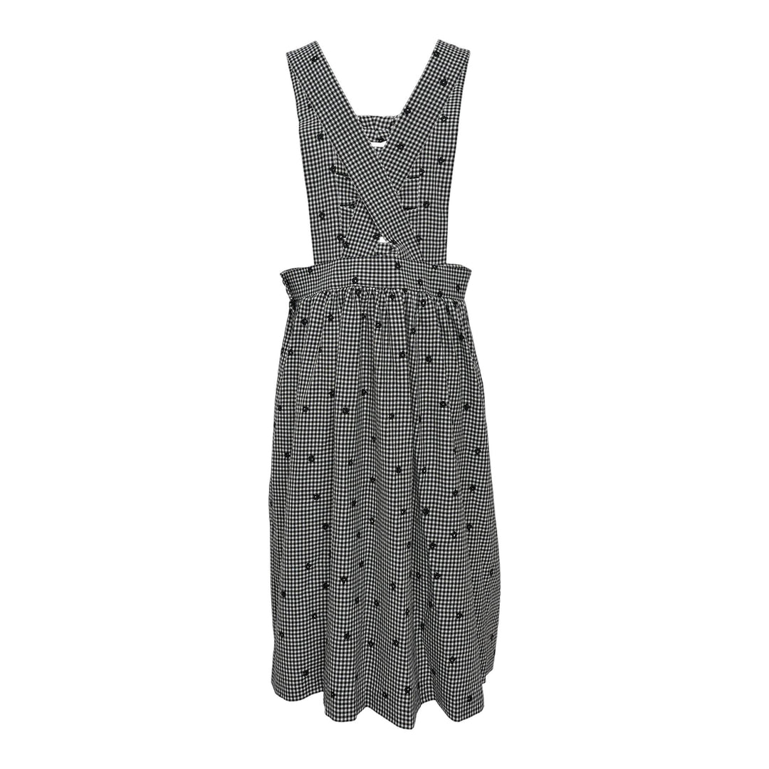 Club21 - COMME des GARCONS GIRL - Polka Dot Ribbon Pinafore - PINAFORES - Black