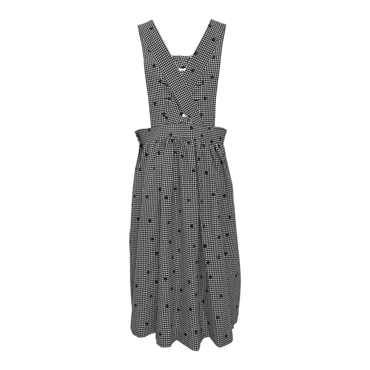 Club21 - COMME des GARCONS GIRL - Polka Dot Ribbon Pinafore - PINAFORES - Black