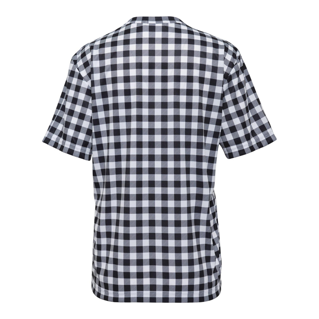 Club21 - COMME des GARCONS - Gingham Small Pattern T-Shirt - TEES - Black