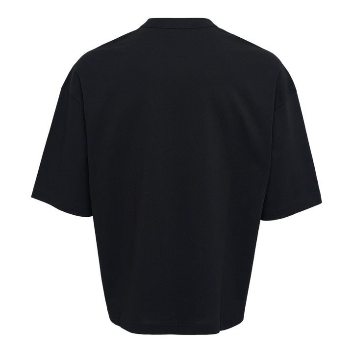 Club21 - COMME des GARCONS HOMME - Cotton Jersey Mix Tee - TEES - Black