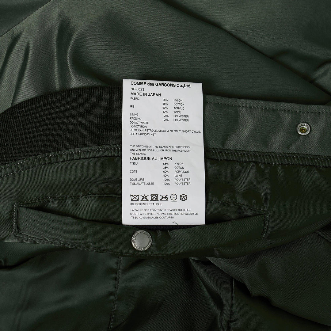 Club21 - COMME des GARCONS HOMME - Cotton Nylon Double Twill Blouson - BLOUSON - Khaki