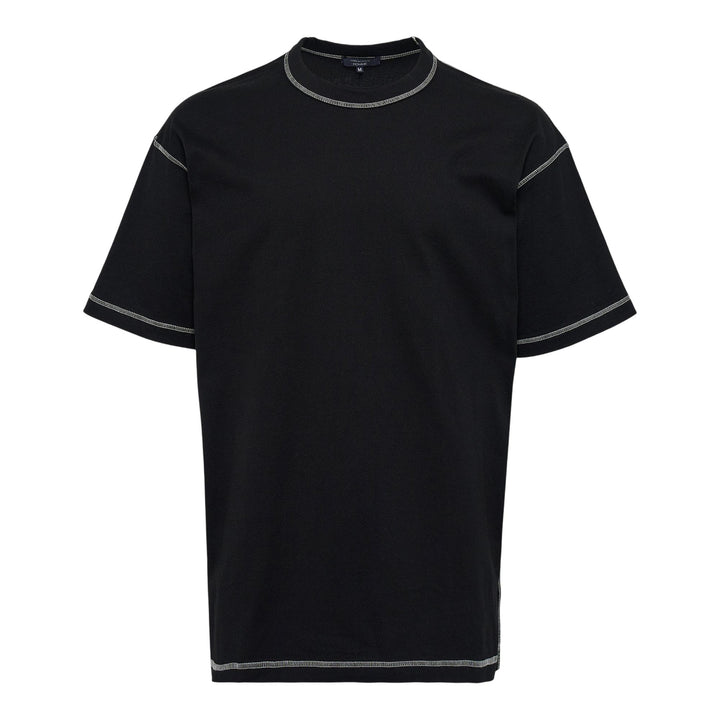 Club21 - COMME des GARCONS HOMME - Cotton Tight Tension Jersey T-Shirt - TEES - Black