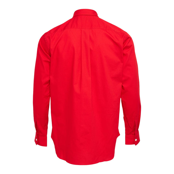 Club21 - COMME des GARCONS HOMME DEUX - Cotton Broad Long Sleeve Shirt - SHIRTS - Red
