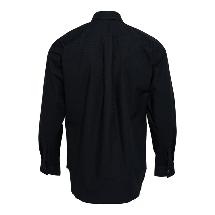 Club21 - COMME des GARCONS HOMME DEUX - Cotton Dobby Diamond Pattern Blouse - SHIRTS - Black