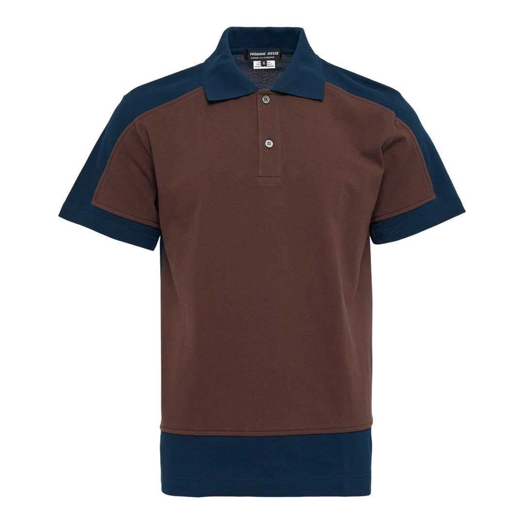 Club21 - COMME des GARCONS HOMME DEUX - Cotton Jersey Colored Polo - TEES - Brown