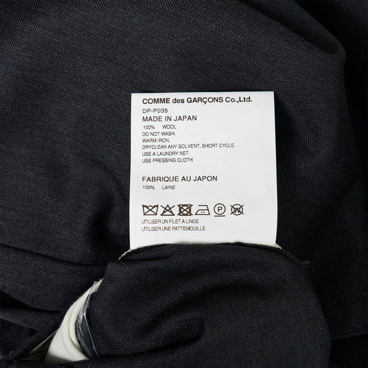 Club21 - COMME des GARCONS HOMME DEUX - Wool Herringbone Pants - PANTS - Grey