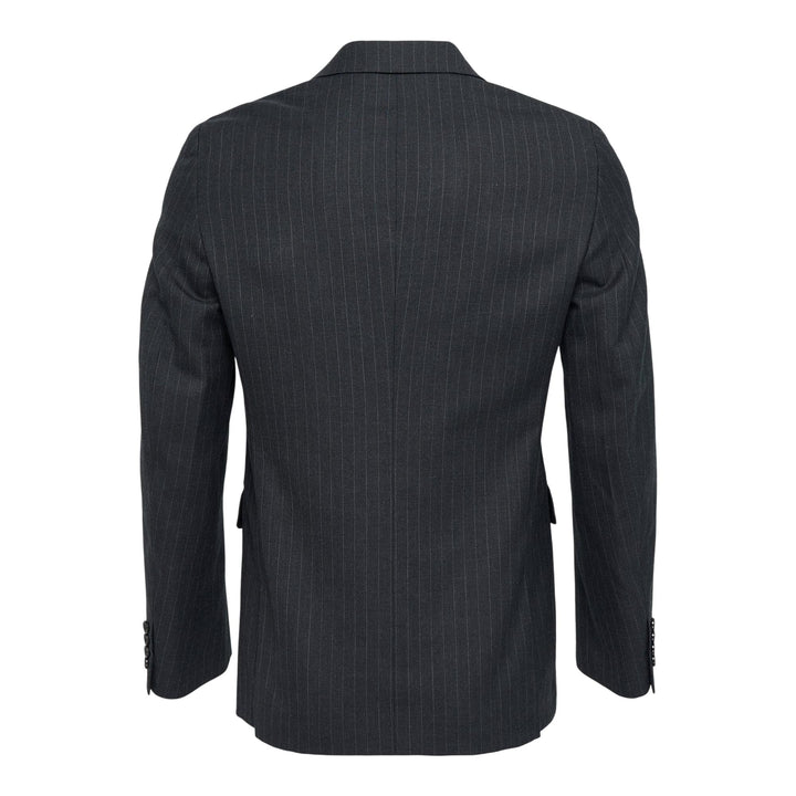 Club21 - COMME des GARCONS HOMME DEUX - Wool Serge Pinstripe Rose Jacket - JACKETS - Grey