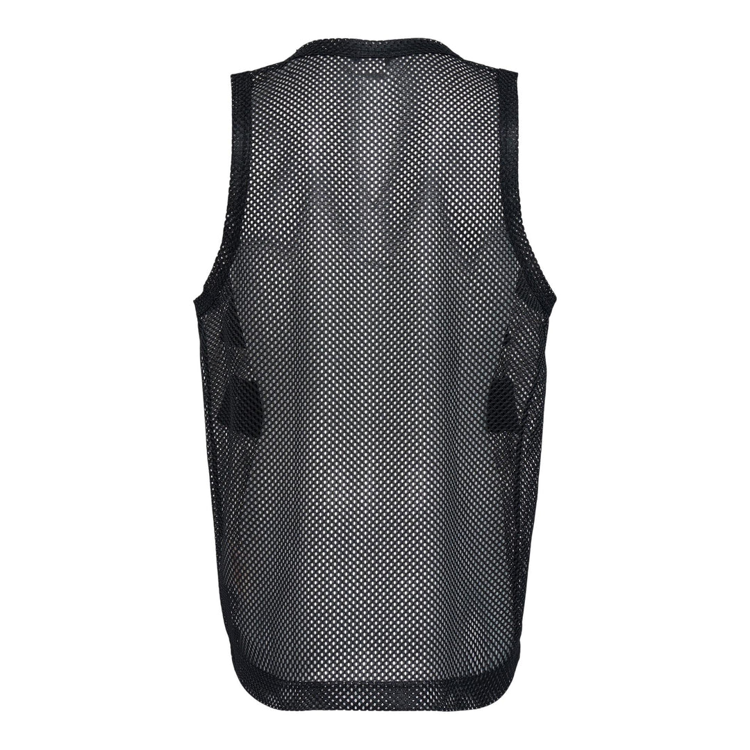 Club21 - COMME des GARCONS HOMME PLUS - Mesh Garment Washed Tank Top - TANK TOPS - Black