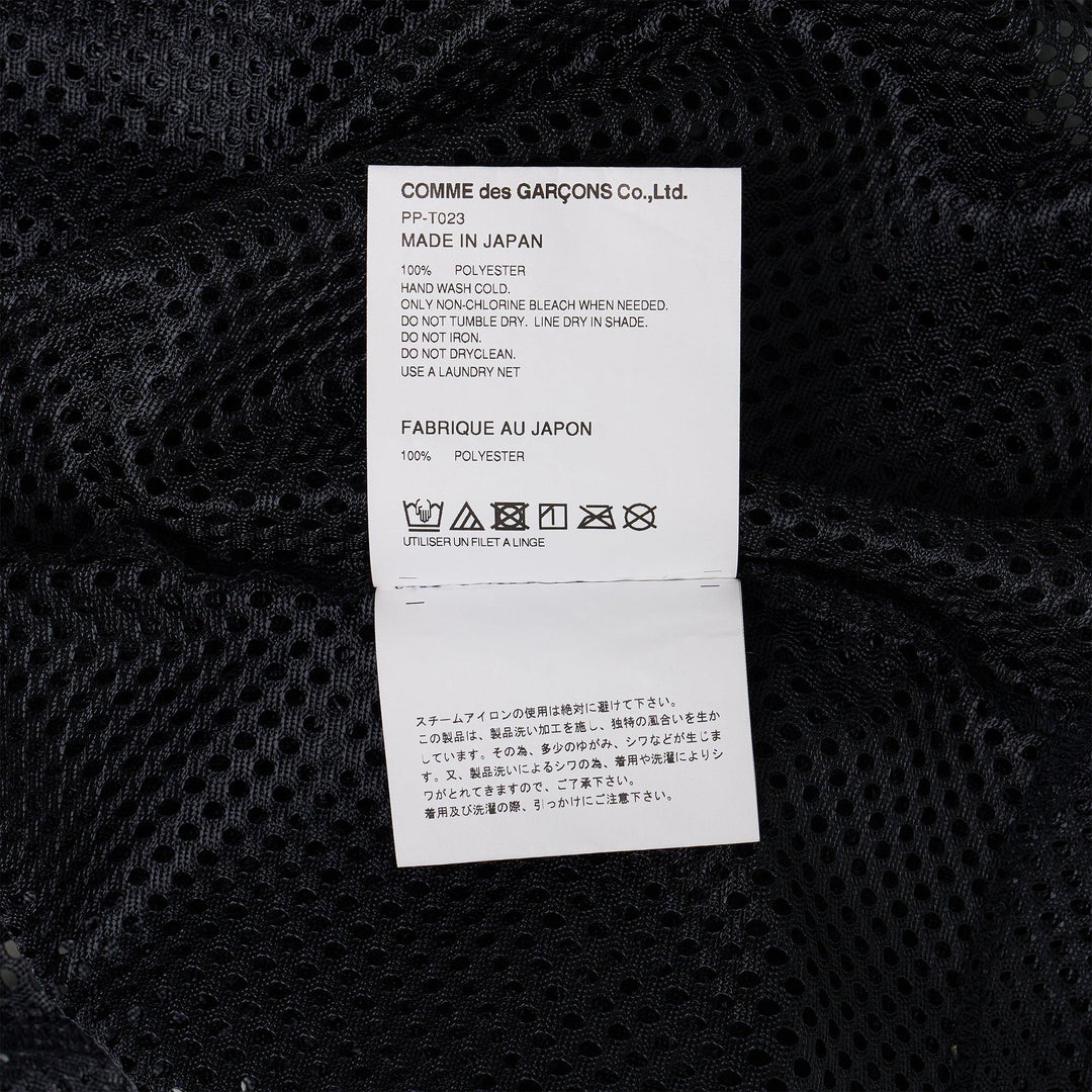 Club21 - COMME des GARCONS HOMME PLUS - Mesh Garment Washed Tank Top - TANK TOPS - Black