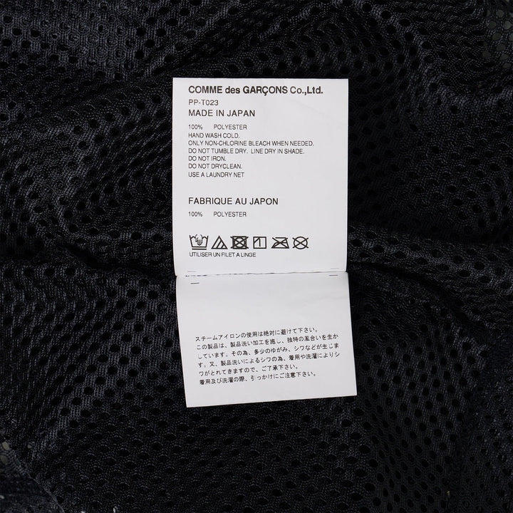 Club21 - COMME des GARCONS HOMME PLUS - Mesh Garment Washed Tank Top - TANK TOPS - Black