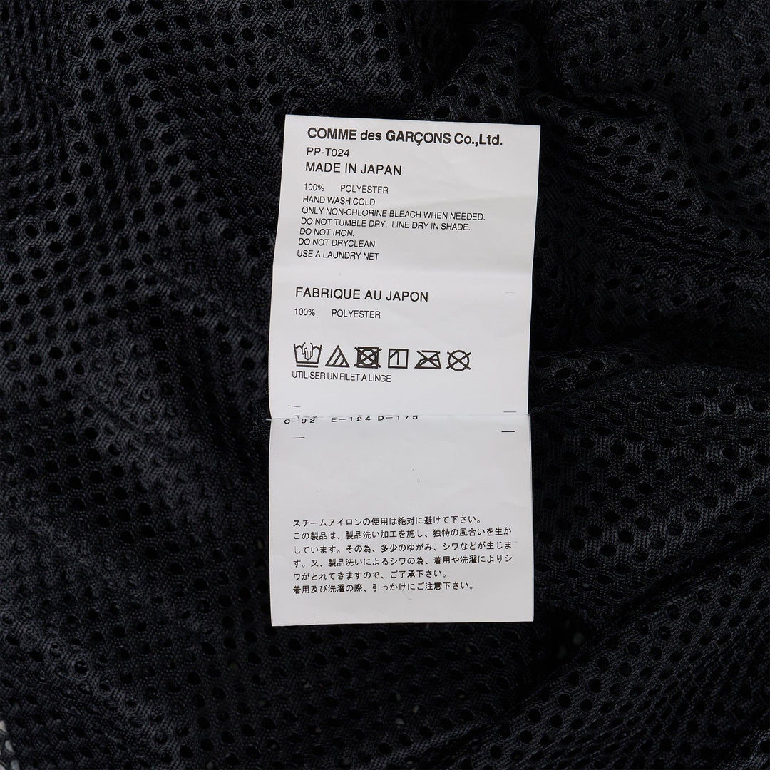Club21 - COMME des GARCONS HOMME PLUS - Mesh Garment Washed Tank Top - TANK TOPS - Black