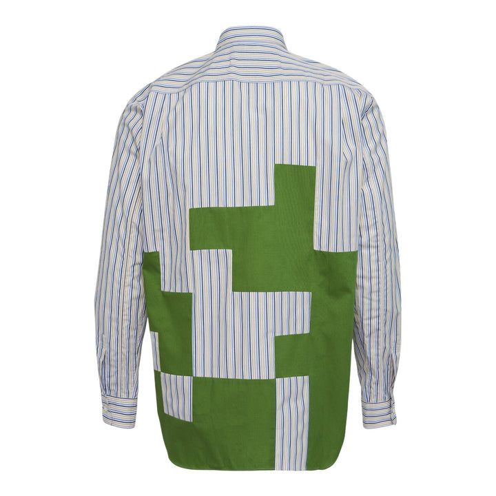 Club21 - COMME des GARCONS HOMME PLUS - Multi Colour Stripe Long Sleeve Shirt - SHIRTS - Multi