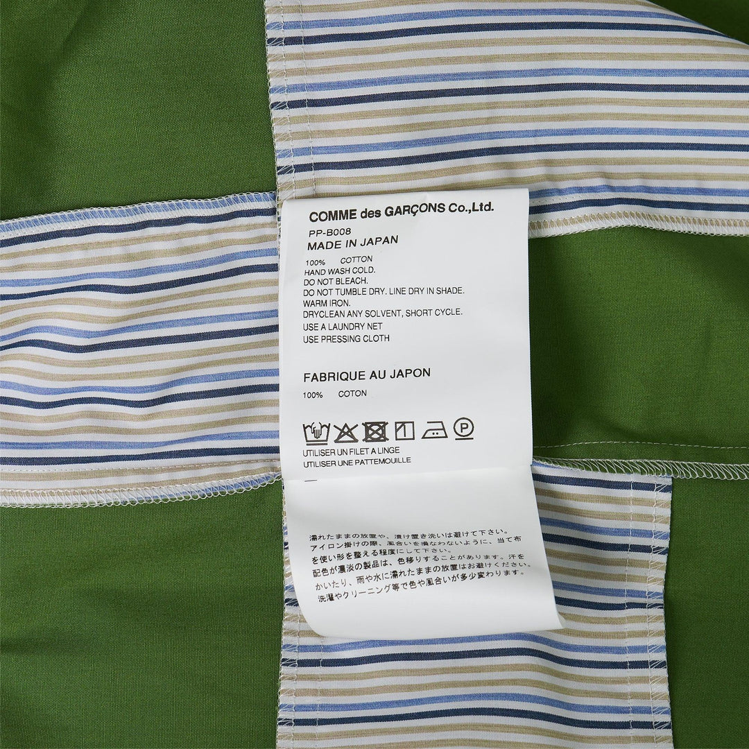 Club21 - COMME des GARCONS HOMME PLUS - Multi Colour Stripe Long Sleeve Shirt - SHIRTS - Multi