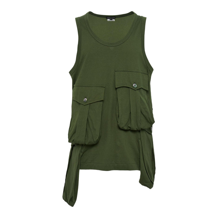 Club21 - COMME des GARCONS HOMME PLUS - Pocket Tank Top - TEES - Khaki