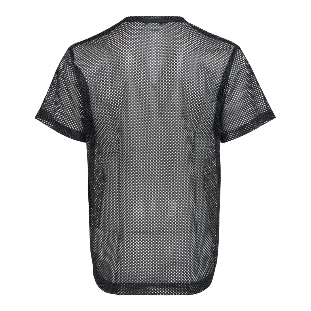 Club21 - COMME des GARCONS HOMME PLUS - Polyester Mesh T-Shirt - TEES - Black