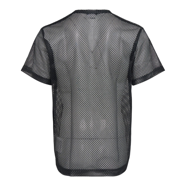 Club21 - COMME des GARCONS HOMME PLUS - Polyester Mesh T-Shirt - TEES - Black