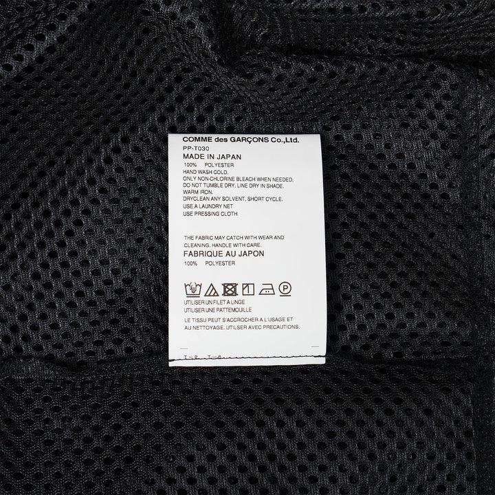 Club21 - COMME des GARCONS HOMME PLUS - Polyester Mesh T-Shirt - TEES - Black