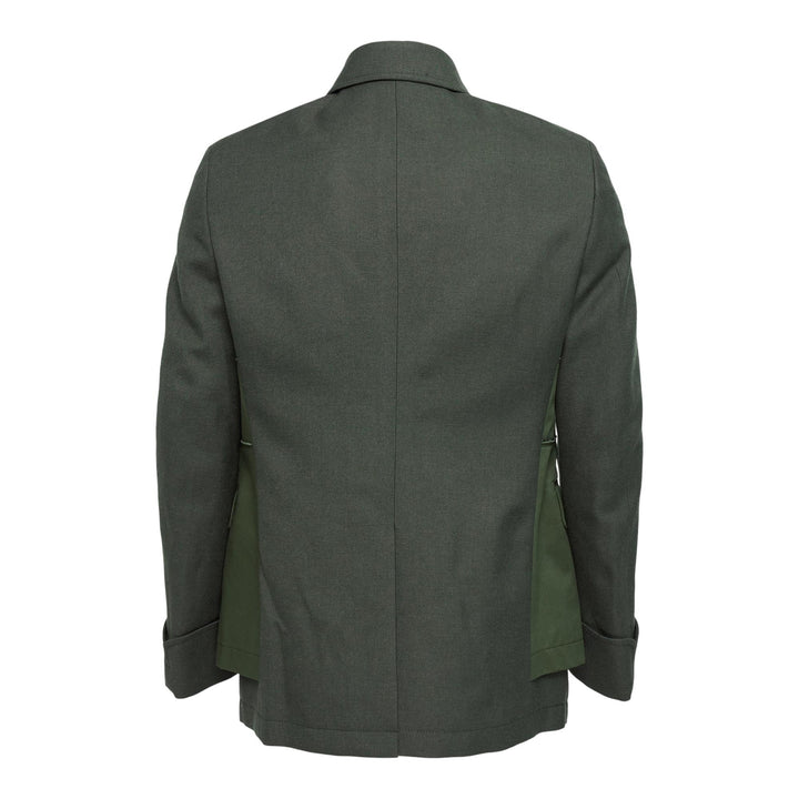 Club21 - COMME des GARCONS HOMME PLUS - Wool Gariserge X Cotton Chino Jacket - JACKETS - Khaki