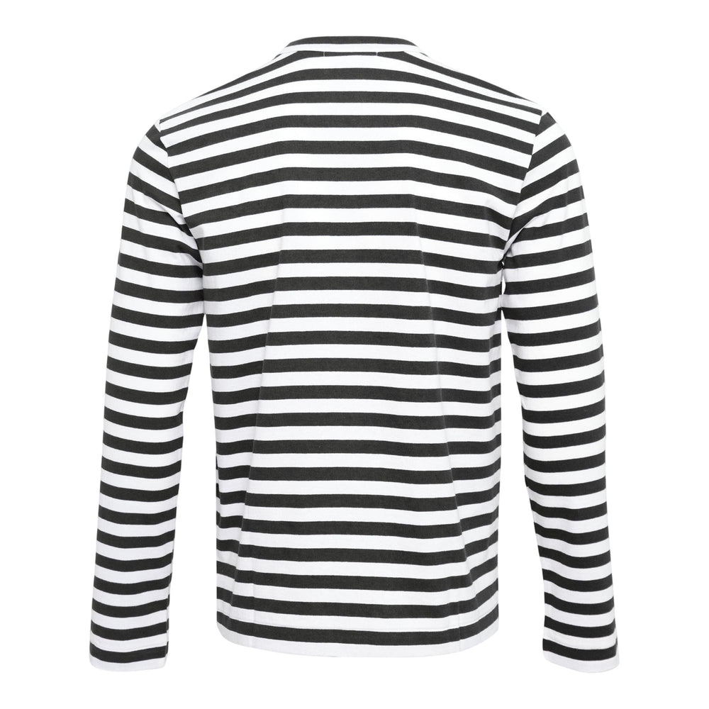 Club21 - COMME des GARCONS - Long Sleeve Stripe T-Shirt - TEES - Black