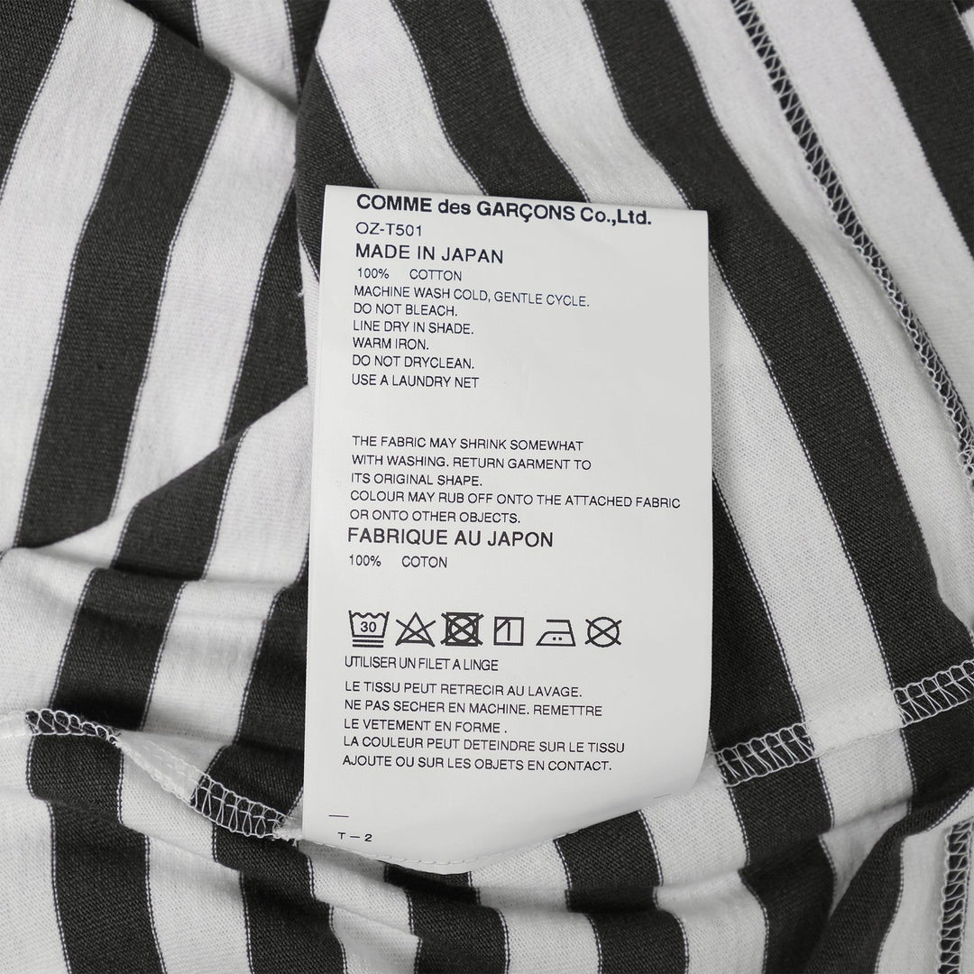 Club21 - COMME des GARCONS - Long Sleeve Stripe T-Shirt - TEES - Grey