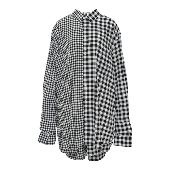 Club21 - COMME des GARCONS - Multi Check Buckled Blouse - BLOUSES - Multi