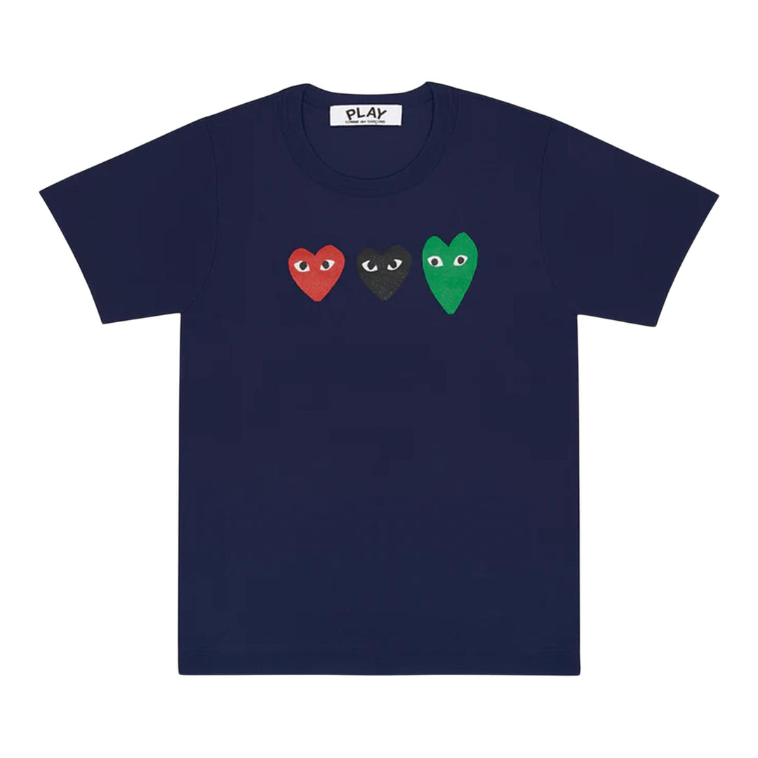 Club21 - COMME des GARCONS PLAY - 3 Brothers Tee Unisex - TEES - Navy