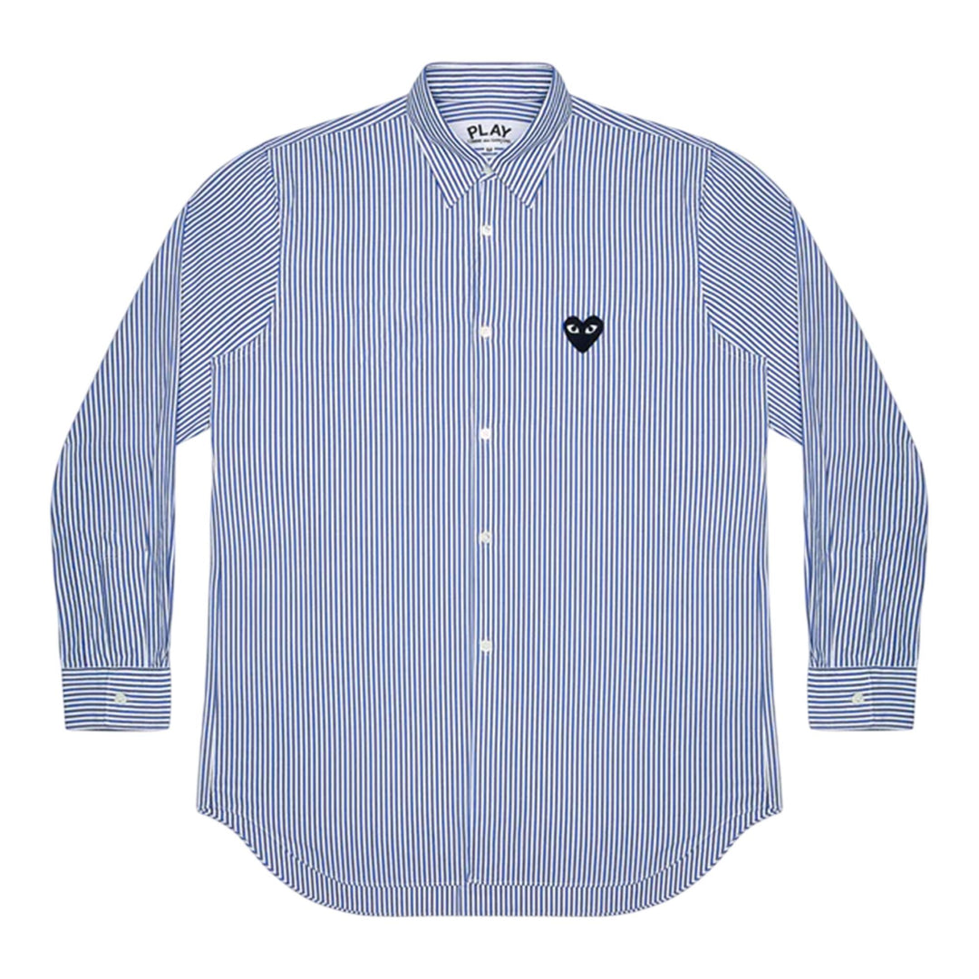 Club21 - COMME des GARCONS PLAY - Black Emblem Shirt Unisex - SHIRTS - Blue
