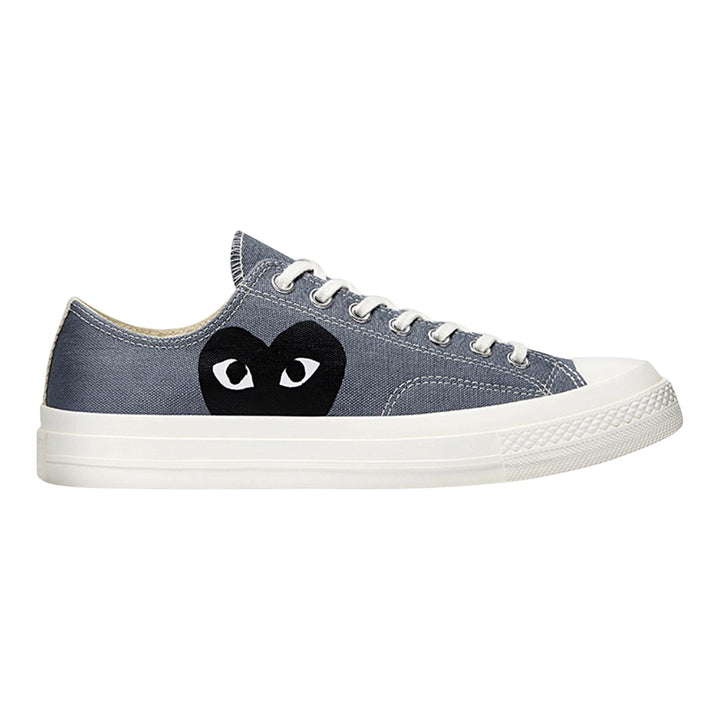 Converse Black Heart Grey Low Top