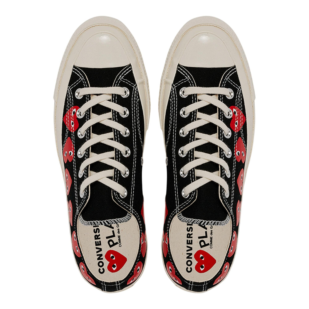 Converse Multi Red Heart Low Top