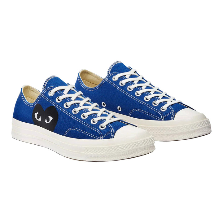 Club21 - COMME des GARCONS PLAY CONVERSE - Ct70 Low Top Black Heart - SNEAKERS - Blue