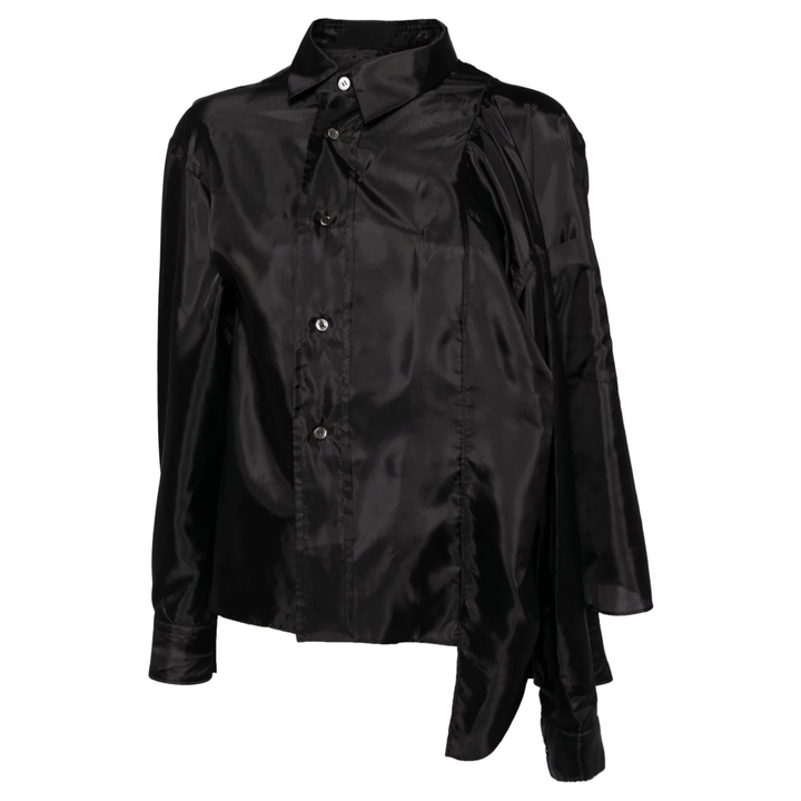 COMME_des_GARCONS_Polyester_Taffeta_Blouse_Black
