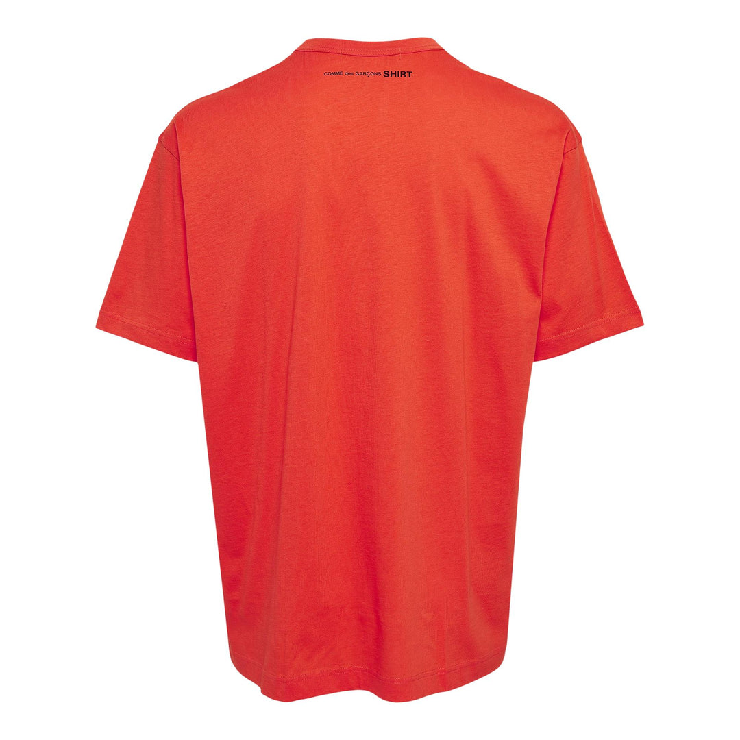 Club21 - COMME des GARCONS SHIRT - Mens Oversized Tee - TEES - Red