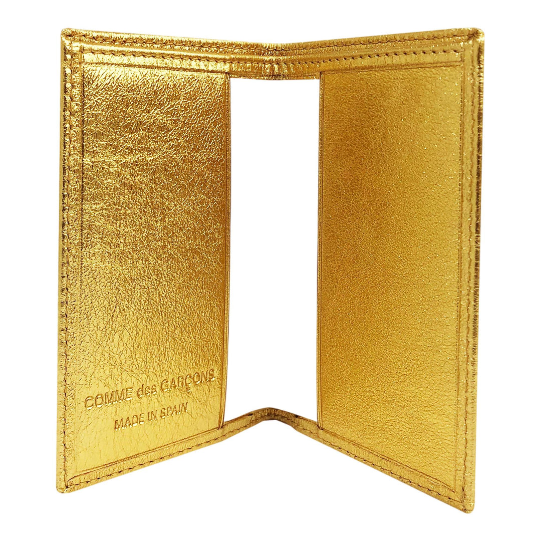 Club21 - COMME des GARCONS WALLET - Gold And Silver Card Case - CARD CASES - Silver