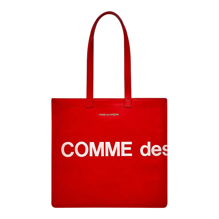 Club21 - COMME des GARCONS WALLET - Huge Logo Tote - TOTES - Red
