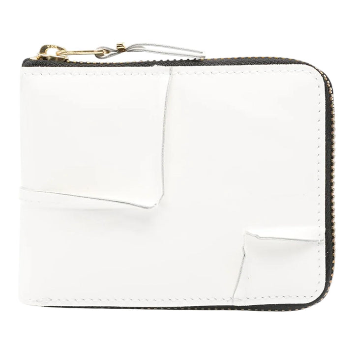 Club21 - COMME des GARCONS WALLET - Reversed Hem L Zip Wallet - WALLETS - White