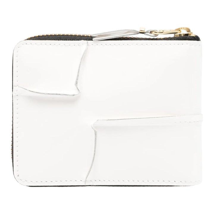 Club21 - COMME des GARCONS WALLET - Reversed Hem L Zip Wallet - WALLETS - White