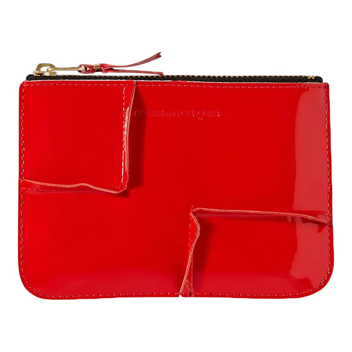 Club21 - COMME des GARCONS WALLET - Reversed Hem Small Pouch - COIN POUCHES - Red