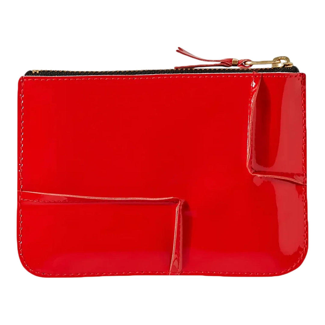 Club21 - COMME des GARCONS WALLET - Reversed Hem Small Pouch - COIN POUCHES - Red
