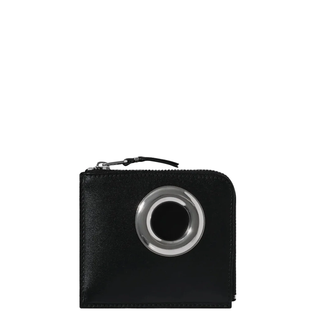 COMME_des_GARCONS_WALLET_Silver_Eyelet_L_Zip_Wallet_Black