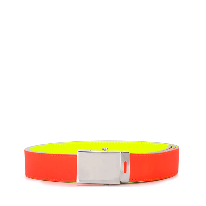 COMME_des_GARCONS_WALLET_Super_Fluo_Leather_Belt-Orange